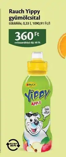 EcoFamily Rauch Yippy gyümölcsital ajánlat