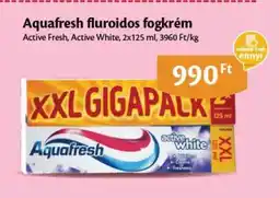 EcoFamily Aquafresh fluroidos fogkrém ajánlat
