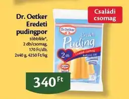 EcoFamily Dr. Oetker Eredeti Pudingpor ajánlat