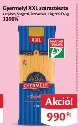 EcoFamily Gyermelyi XXL száraztészta ajánlat