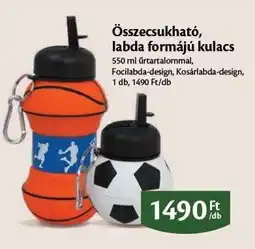 EcoFamily Összecsukható, labda formájú kulacs ajánlat