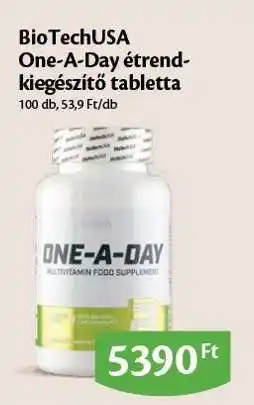 EcoFamily BioTechUSA One-A-Day étrend-kiegészítő tabletta ajánlat
