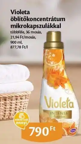 EcoFamily Violeta öblítőkoncentrátum mikrokapszulákkal ajánlat