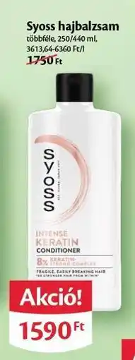 EcoFamily Syoss hajbalzsam ajánlat