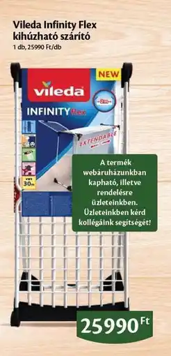 EcoFamily Vileda Infinity Flex kihúzható szárító ajánlat