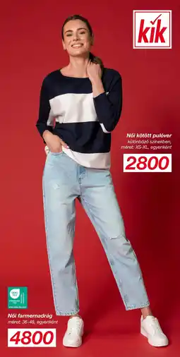 Kik Női kötött pulóver ajánlat