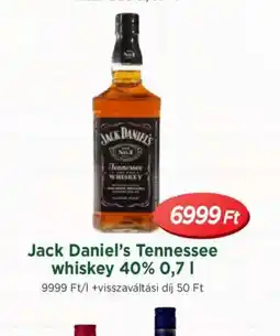 Real Jack Daniel's Tennessee whiskey ajánlat