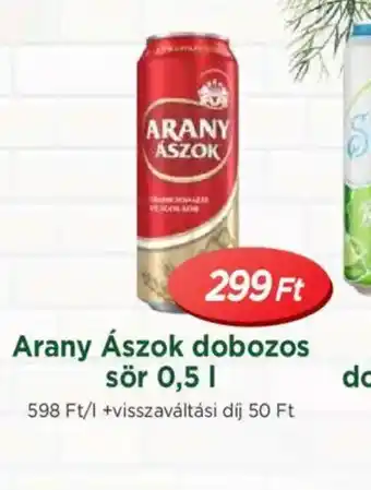Real Arany Ászok dobozos sör ajánlat