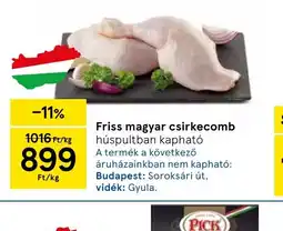 Tesco Friss magyar csirkecomb ajánlat