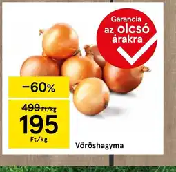 Tesco Vöröshagyma ajánlat