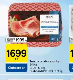 Tesco Tesco szendvicssonka ajánlat