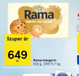 Tesco Rama margarin ajánlat