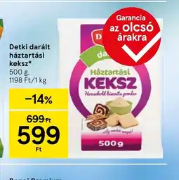 Tesco Detki darált háztartási keksz ajánlat