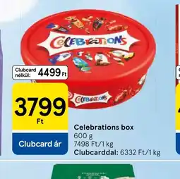 Tesco Celebrations box ajánlat