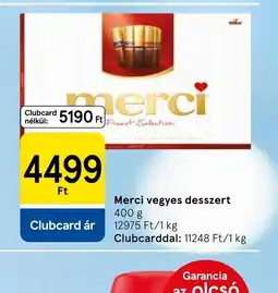 Tesco Merci vegyes desszert ajánlat