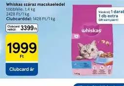 Tesco Whiskas száraz macskaeledel ajánlat