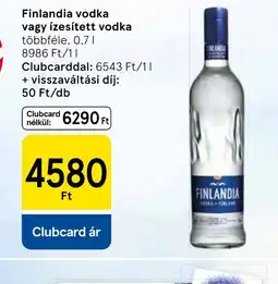 Tesco Finlandia vodka ajánlat
