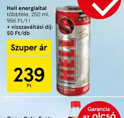 Tesco Hell energiaital ajánlat