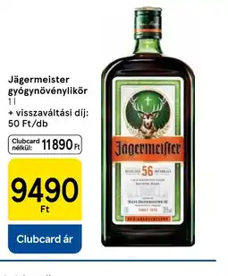 Tesco Jägermeister gygynövénylikőr ajánlat