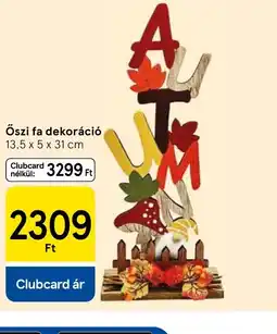 Tesco Őszi fa dekoráci ajánlat