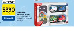 Tesco Rajzfilmes Járgányok szett ajánlat