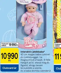 Tesco Interaktív játékbaba ajánlat