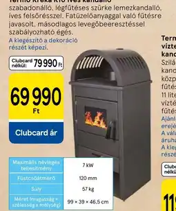 Tesco Termo Kreka K10 11 literes beépített víztérrel és központi fűtéssel rendelkezik. Ajánlatunk a készlet erejéig érvényes.ves ka ajánlat