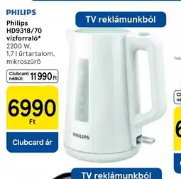 Tesco Philips HD9318/70 vízforral ajánlat