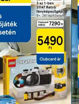 Tesco LEGO Creator 3 az 1-ben 31147 Retr fényképezőgép ajánlat