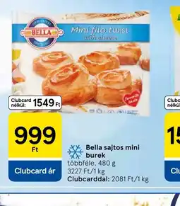 Tesco Bella sajtos mini burek ajánlat