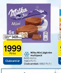 Tesco Milka Mini Jégkrém multipack ajánlat