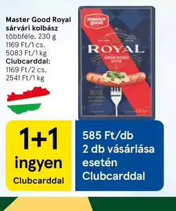 Tesco Master Good Royal Sárvári Kolbász ajánlat