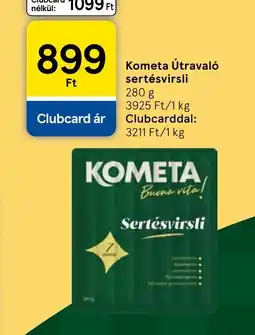 Tesco Kometa Útraval sertésvirsl ajánlat