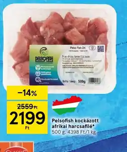 Tesco Pelsofish kockázott afrikai harcsafilé ajánlat