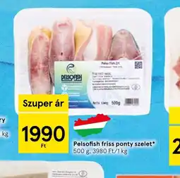 Tesco Pelsofish friss ponty szelet ajánlat