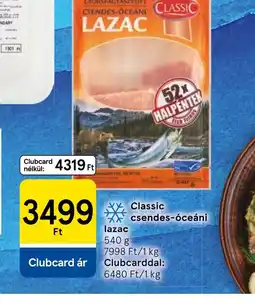 Tesco Classic csendes-ceáni lazac ajánlat