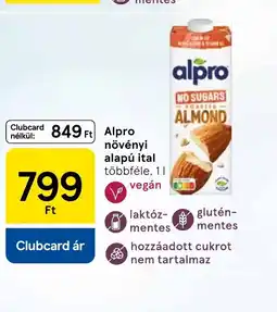 Tesco Alpro növényi alapú ital ajánlat