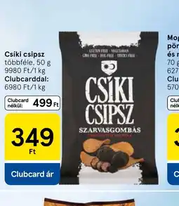 Tesco Csíki csipsz ajánlat
