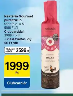 Tesco Nektária Gourmet pürészirup ajánlat
