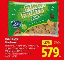 Lidl SWEET CORNER Gumicukor ajánlat
