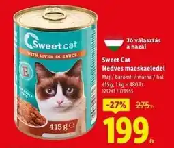 Lidl SWEET CAT Nedves macskaeledel ajánlat