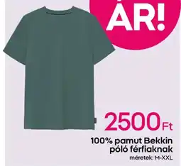 Pepco 100% pamut Bekkin póló férfiaknak ajánlat
