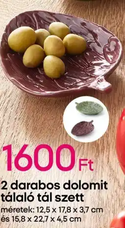 Pepco 2 darabos dolomit tálaló tál szett ajánlat