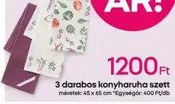 Pepco 3 darabos konyharuha szett ajánlat