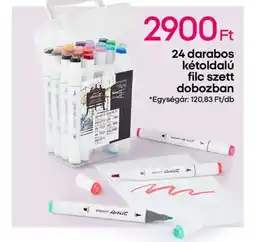 Pepco 24 darabos kétoldalú filc szett dobozban ajánlat