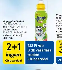 Tesco Yippy gyümölcsital ajánlat