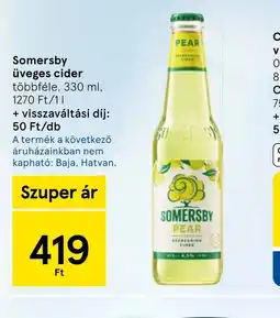 Tesco Somersby üveges cider ajánlat