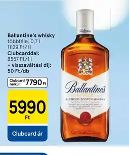 Tesco Ballantine's whisky ajánlat