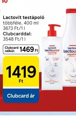 Tesco Lactovit testápol ajánlat
