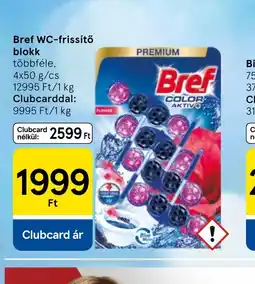 Tesco Bref WC-frissítő blokk ajánlat
